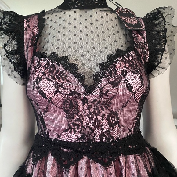 DollsKill | NWT’s unholy black lace gothic grunge dress - Picture 5 of 11